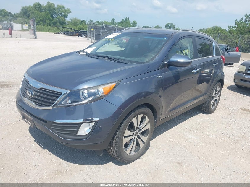2013 Kia Sportage VIN KNDPCCA20D7364326 IAAI salvage auction — NORMAL WEAR, Salvage Title, sold $25 on 2026-07-21 (photo 2)