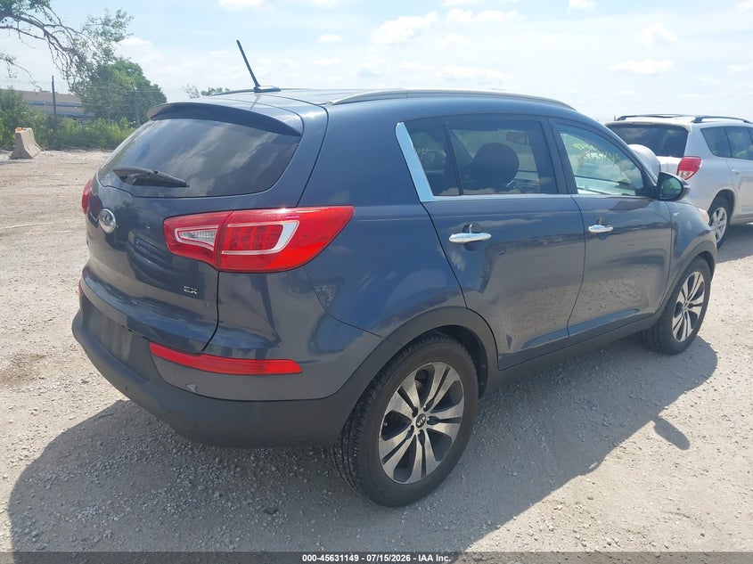 2013 Kia Sportage VIN KNDPCCA20D7364326 IAAI salvage auction — NORMAL WEAR, Salvage Title, sold $25 on 2026-07-21 (photo 4)