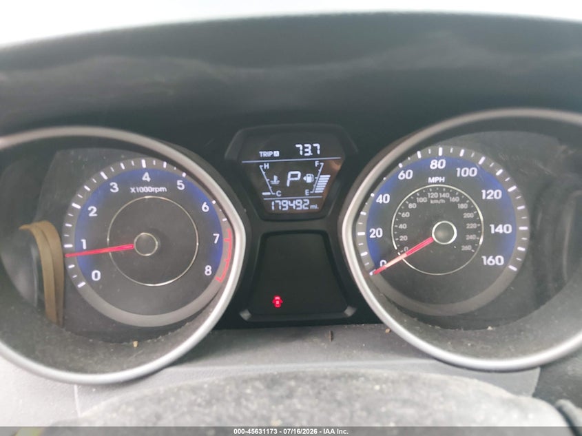 2015 Hyundai Elantra VIN KMHDH4AE3FU452680 IAAI salvage auction — NORMAL WEAR, Clear (Pennsylvania), sold $575 on 2026-07-29 (photo 7)