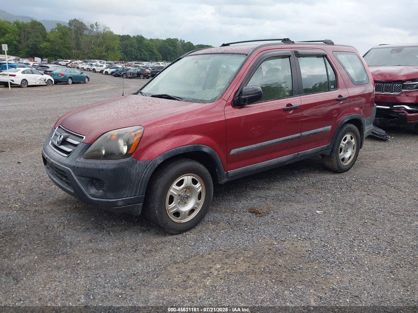 2005 Honda Cr-v VIN SHSRD68505U305420 IAAI salvage auction — NORMAL WEAR, Clear (Virginia), sold $575 on 2026-07-28 (photo 2)