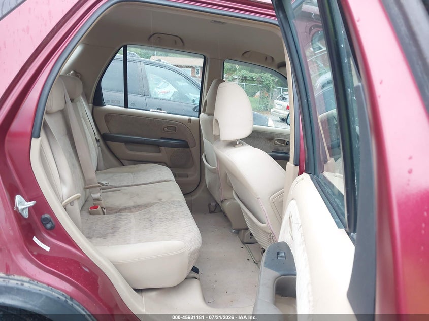 2005 Honda Cr-v VIN SHSRD68505U305420 IAAI salvage auction — NORMAL WEAR, Clear (Virginia), sold $575 on 2026-07-28 (photo 8)