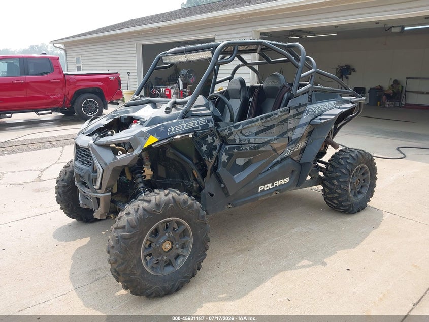 2020 Polaris Rzr VIN 3NSNAE991LH950233 IAAI salvage auction — FRAME DAMAGE, Salvage (Ohio), sold $5,250 on 2026-08-19 (photo 2)