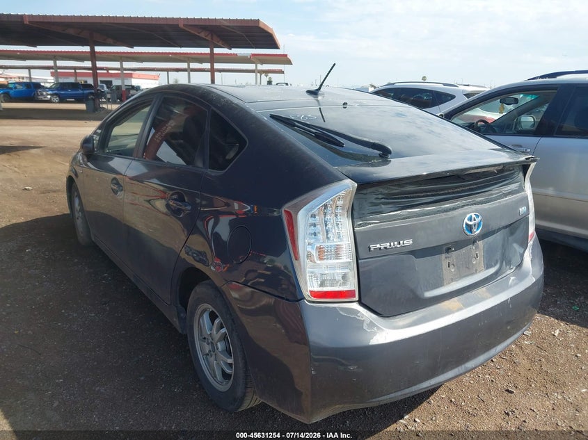 2010 Toyota Prius VIN JTDKN3DU2A0207841 IAAI salvage auction — NORMAL WEAR, Clear-Dealer Only (Arizona), sold $475 on 2026-07-28 (photo 3)