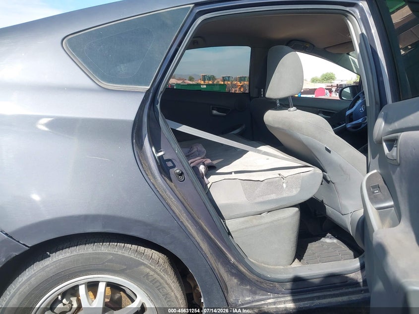 2010 Toyota Prius VIN JTDKN3DU2A0207841 IAAI salvage auction — NORMAL WEAR, Clear-Dealer Only (Arizona), sold $475 on 2026-07-28 (photo 8)