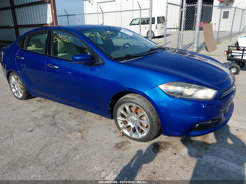 2013 Dodge Dart VIN 1C3CDFCA5DD132814 IAAI salvage auction — RIGHT REAR, Salvage (Missouri), sold $400 on 2026-08-19 (photo 1)