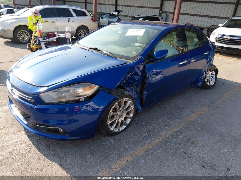 2013 Dodge Dart VIN 1C3CDFCA5DD132814 IAAI salvage auction — RIGHT REAR, Salvage (Missouri), sold $400 on 2026-08-19 (photo 2)