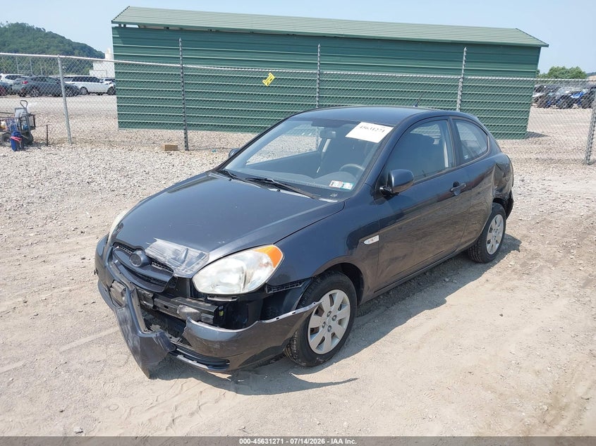 2010 Hyundai Accent VIN KMHCM3ACXAU167340 IAAI salvage auction — FRONT END, Salvage (Pennsylvania), sold $200 on 2026-07-26 (photo 2)