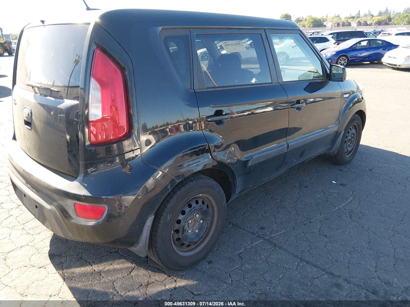 2013 Kia Soul VIN KNDJT2A59D7566320 IAAI salvage auction — NORMAL WEAR, Clear - Public Restricted (Oregon), sold $150 on 2026-07-18 (photo 6)