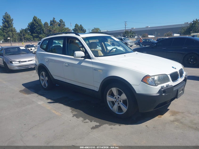 2004 BMW X3 VIN WBXPA73494WC43270 IAAI salvage auction — NORMAL WEAR, Clear - Dealer Only (California), sold $325 on 2026-07-29 (photo 1)