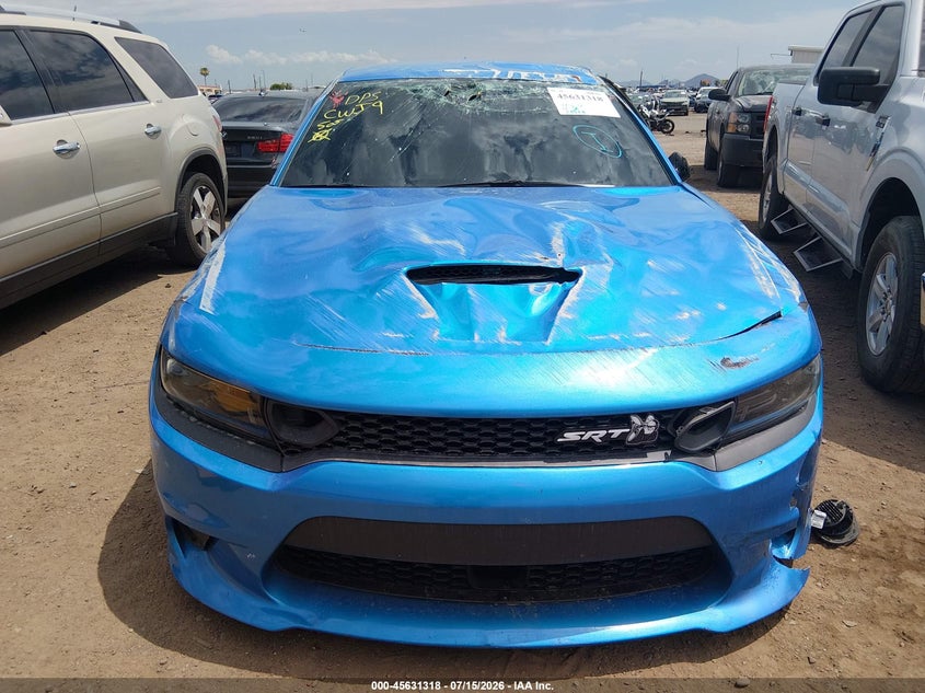 2023 Dodge Charger VIN 2C3CDXGJ7PH560293 IAAI salvage auction — FRONT END, Salvage Title, sold $7,500 on 2026-08-25 (photo 6)
