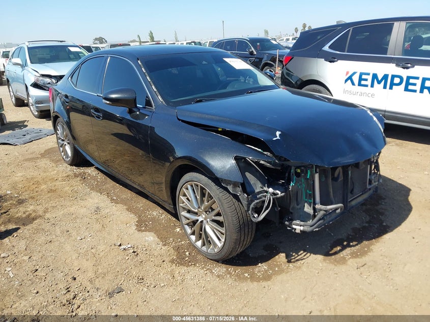 2017 Lexus Is VIN JTHBA1D2XH5060209 IAAI salvage auction — FRONT END, Salvage (California), sold $2,900 on 2026-08-30 (photo 1)