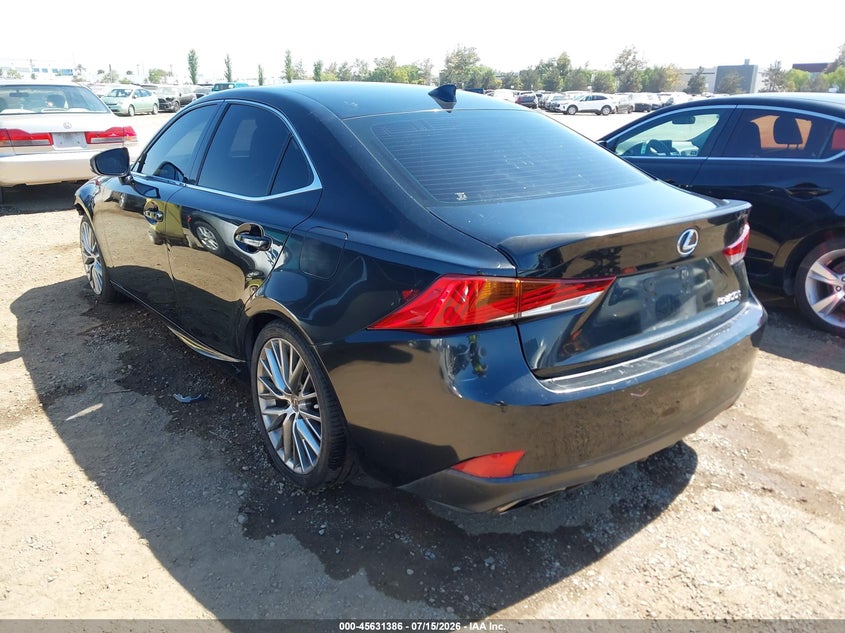 2017 Lexus Is VIN JTHBA1D2XH5060209 IAAI salvage auction — FRONT END, Salvage (California), sold $2,900 on 2026-08-30 (photo 3)