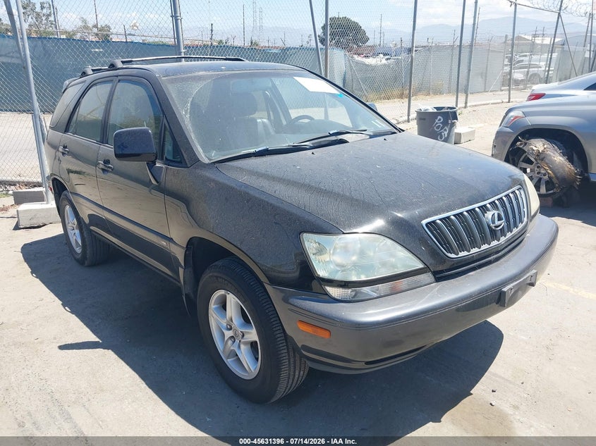 2001 Lexus Rx 300 VIN JTJGF10U210108950 IAAI salvage auction — NORMAL WEAR, Clear - Dealer Only (California), sold $750 on 2026-07-15 (photo 1)