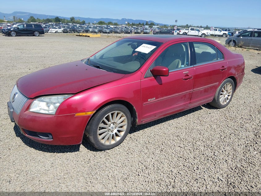 2008 Mercury Milan VIN 3MEHM08148R661481 IAAI salvage auction — NORMAL WEAR, Clear - Public Restricted (Oregon), sold $225 on 2026-07-29 (photo 2)