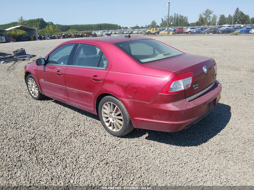 2008 Mercury Milan VIN 3MEHM08148R661481 IAAI salvage auction — NORMAL WEAR, Clear - Public Restricted (Oregon), sold $225 on 2026-07-29 (photo 3)