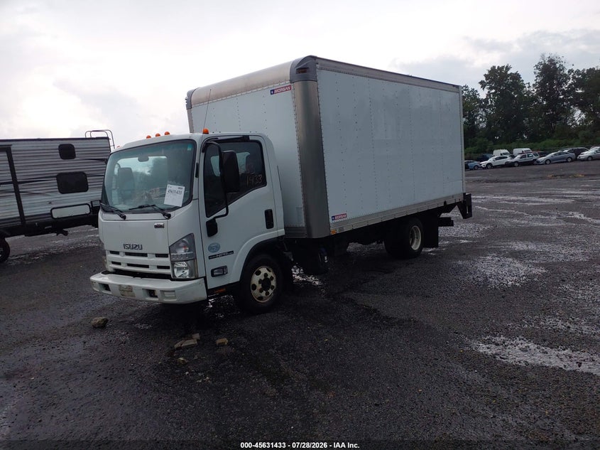 2015 Isuzu Npr VIN JALC4W16XF7000576 IAAI salvage auction — RIGHT FRONT, Clear (New Jersey), sold $9,100 on 2026-09-10 (photo 2)