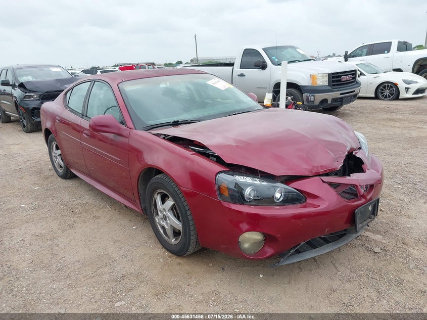 2004 Pontiac Grand prix VIN 2G2WP522841221913 IAAI salvage auction — FRONT END, Salvage (Texas), sold $275 on 2026-09-09 (photo 1)