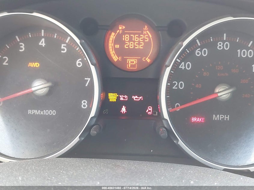 2009 Nissan Rogue sport VIN JN8AS58V09W435093 IAAI salvage auction — NORMAL WEAR, Salvage Title - Dealer (California), sold $250 on 2026-07-28 (photo 7)