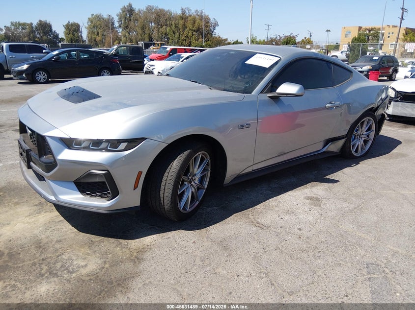 2024 Ford Mustang VIN 1FA6P8CF2R5409059 IAAI salvage auction — FRONT END, Salvage Title, sold $13,800 on 2026-08-01 (photo 2)