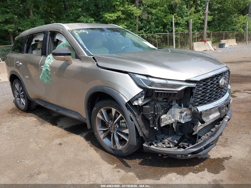 2023 Infiniti Qx60 VIN 5N1DL1FS4PC331515 IAAI salvage auction — SIDE, Salvage Title, sold $10,000 on 2026-08-21 (photo 6)