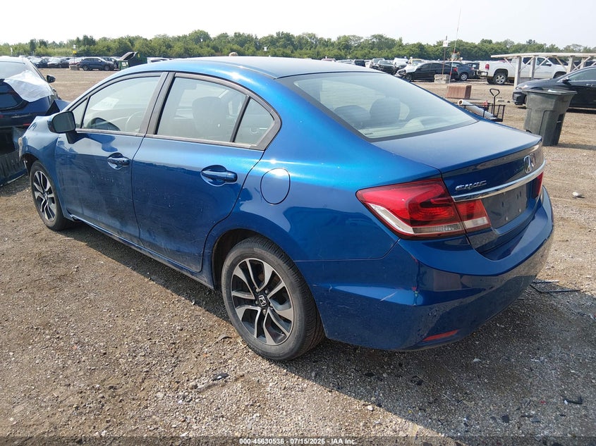 2014 Honda Civic VIN 2HGFB2F82EH560216 IAAI salvage auction — FRONT END, Salvage Title, sold $1,800 on 2026-07-23 (photo 3)