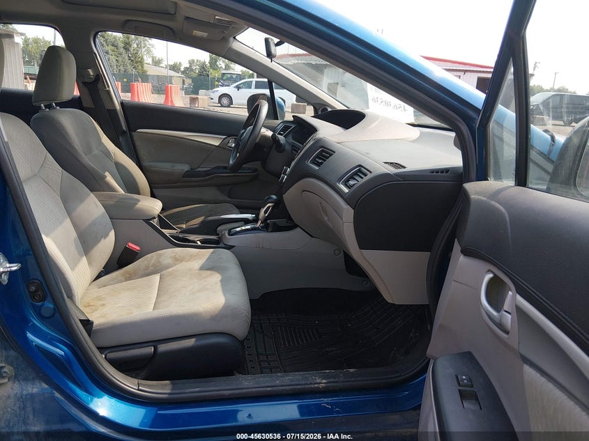 2014 Honda Civic VIN 2HGFB2F82EH560216 IAAI salvage auction — FRONT END, Salvage Title, sold $1,800 on 2026-07-23 (photo 5)