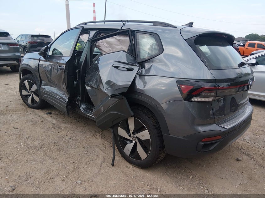 2026 Volkswagen Taos VIN 3VV8C7B29TM010997 IAAI salvage auction — SIDE, Wait Title, sold $50 on 2026-10-03 (photo 3)