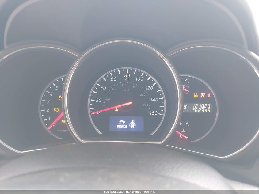 2014 Nissan Murano VIN JN8AZ1MU7EW404399 IAAI salvage auction — NORMAL WEAR, Clear - Dealer Only (California), sold $375 on 2026-07-28 (photo 7)
