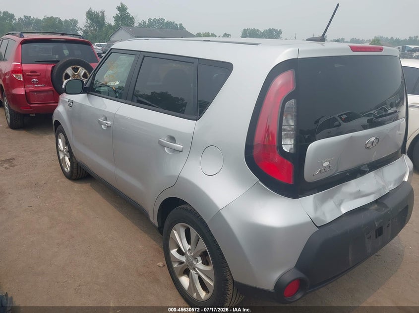 2014 Kia Soul VIN KNDJP3A51E7740733 IAAI salvage auction — REAR END, Salvage Title, sold $1,300 on 2026-08-01 (photo 3)