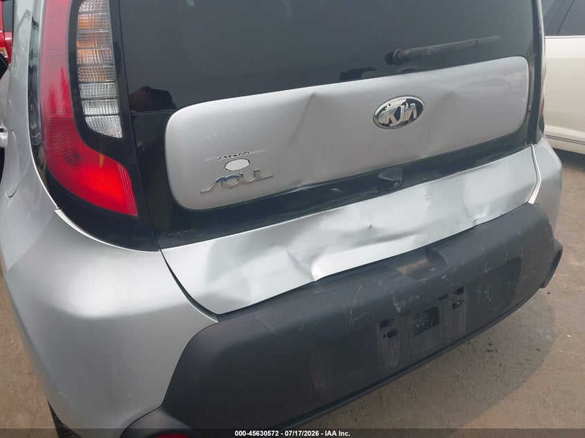 2014 Kia Soul VIN KNDJP3A51E7740733 IAAI salvage auction — REAR END, Salvage Title, sold $1,300 on 2026-08-01 (photo 6)