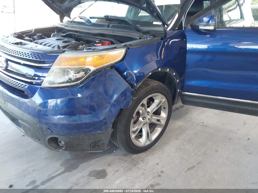 2013 Ford Explorer VIN 1FM5K7F9XDGC52541 IAAI salvage auction — FRONT END, Rebuildable (Florida), sold $1,725 on 2026-08-25 (photo 6)