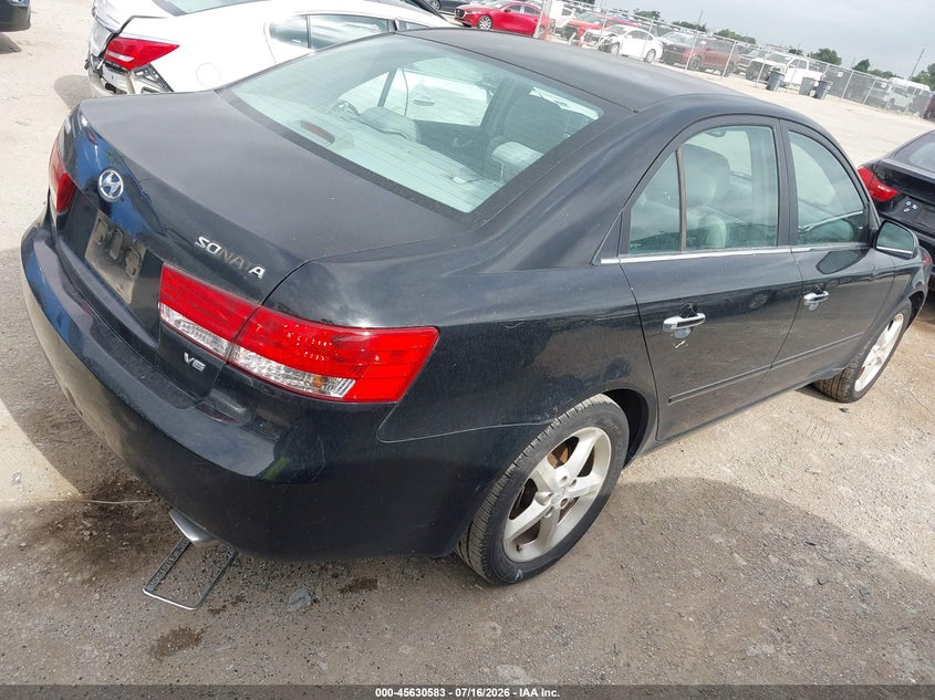 2006 Hyundai Sonata VIN 5NPEU46F56H008720 IAAI salvage auction — SIDE, Original (Texas), sold $25 on 2026-07-28 (photo 4)