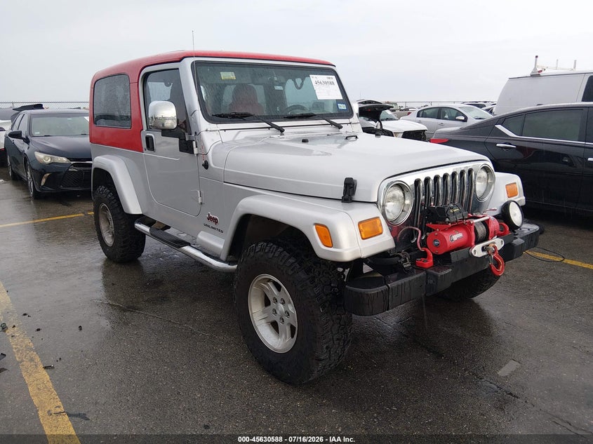 2006 Jeep Wrangler unlimited VIN 1J4FA44S86P772153 — IAAI salvage auction photo