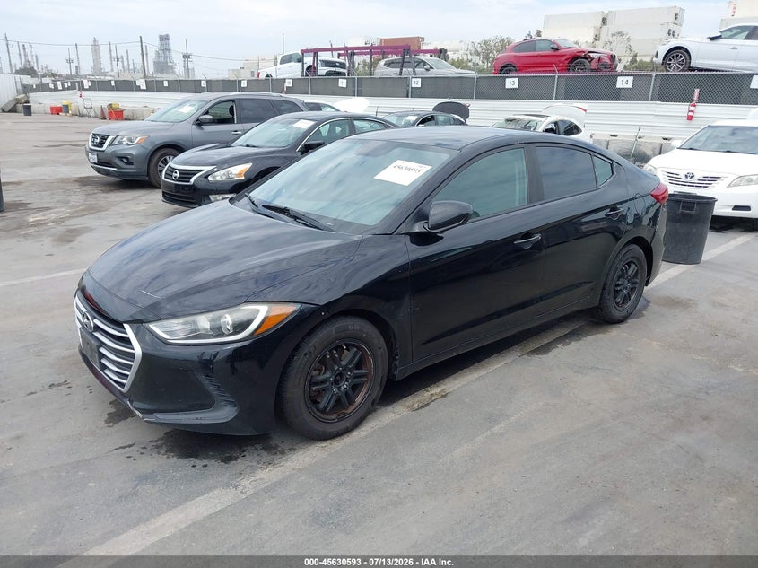 2017 Hyundai Elantra VIN KMHD74LF6HU307449 IAAI salvage auction — NORMAL WEAR, Salvage Title, sold $450 on 2026-07-29 (photo 2)