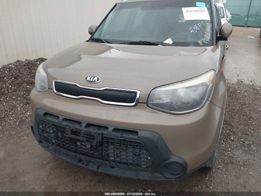 2016 Kia Soul VIN KNDJN2A29G7307802 IAAI salvage auction — THEFT, Original (Texas), sold $900 on 2026-07-29 (photo 6)