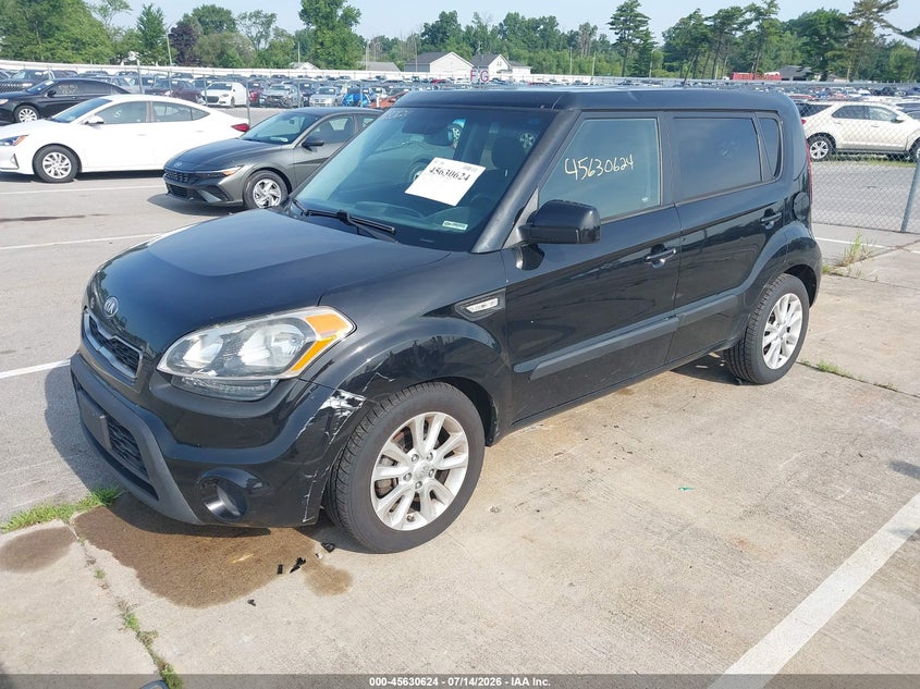 2013 Kia Soul VIN KNDJT2A53D7610098 IAAI salvage auction — NORMAL WEAR, Clear (Indiana), sold $350 on 2026-07-24 (photo 2)