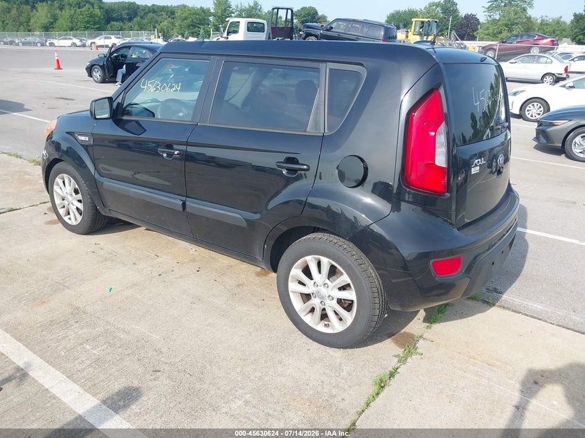 2013 Kia Soul VIN KNDJT2A53D7610098 IAAI salvage auction — NORMAL WEAR, Clear (Indiana), sold $350 on 2026-07-24 (photo 3)