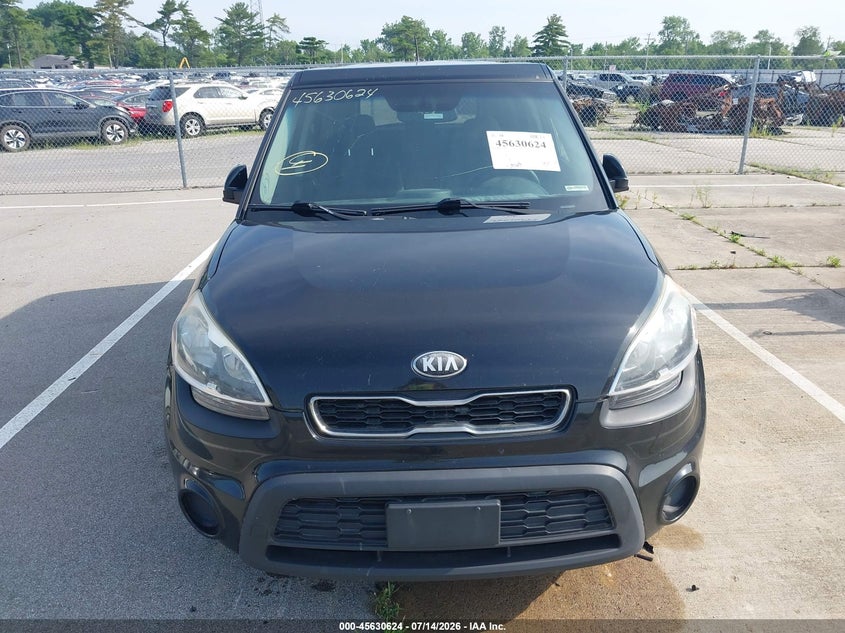 2013 Kia Soul VIN KNDJT2A53D7610098 IAAI salvage auction — NORMAL WEAR, Clear (Indiana), sold $350 on 2026-07-24 (photo 6)