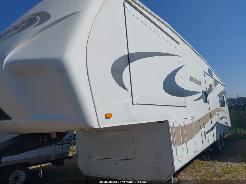 2009 Jayco Designer VIN 1UJCJ02R191SZ0200 IAAI salvage auction — STORM DAMAGE, Regular (South Dakota), sold $25 on 2026-10-07 (photo 2)