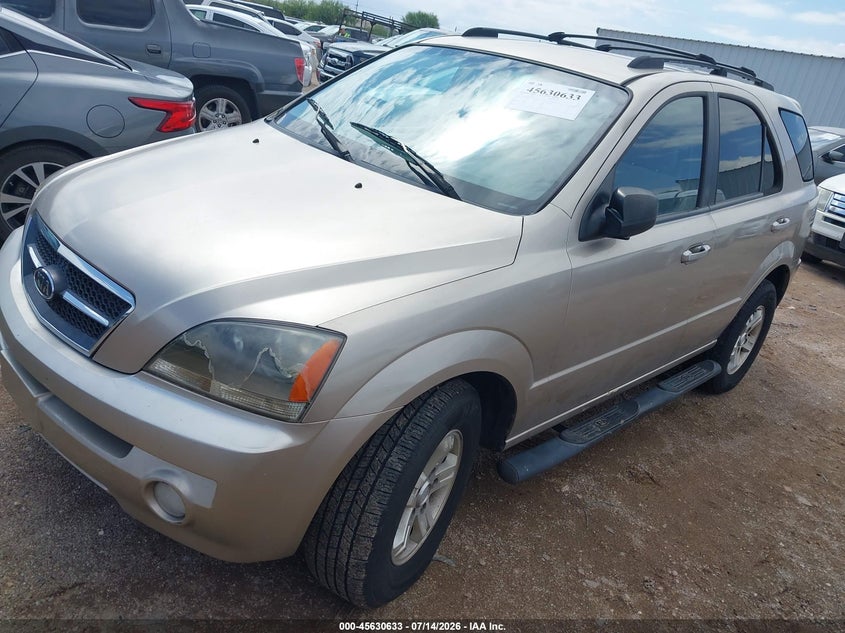 2006 Kia Sorento VIN KNDJD733865552333 IAAI salvage auction — NORMAL WEAR, Clear (Arizona), sold $150 on 2026-07-30 (photo 2)