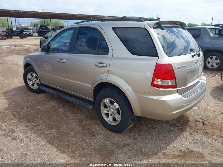 2006 Kia Sorento VIN KNDJD733865552333 IAAI salvage auction — NORMAL WEAR, Clear (Arizona), sold $150 on 2026-07-30 (photo 3)