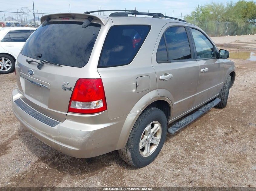 2006 Kia Sorento VIN KNDJD733865552333 IAAI salvage auction — NORMAL WEAR, Clear (Arizona), sold $150 on 2026-07-30 (photo 4)