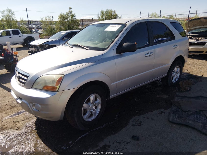 2008 Kia Sorento VIN KNDJD735885811858 IAAI salvage auction — NORMAL WEAR, Clear (New Mexico), sold $900 on 2026-07-20 (photo 2)