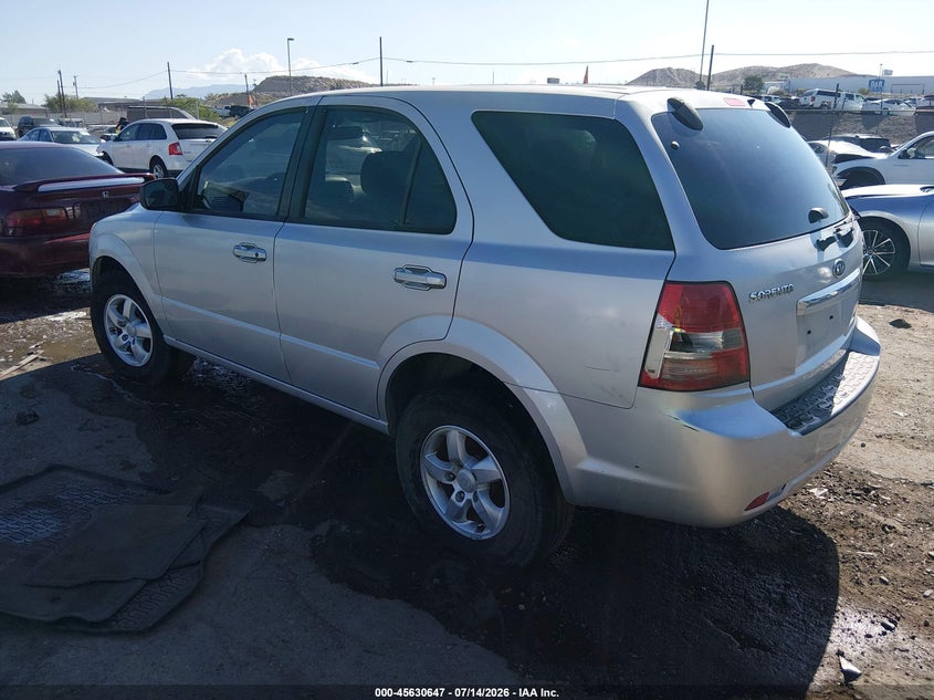 2008 Kia Sorento VIN KNDJD735885811858 IAAI salvage auction — NORMAL WEAR, Clear (New Mexico), sold $900 on 2026-07-20 (photo 3)
