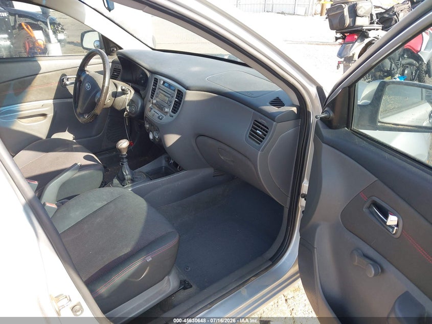 2007 Kia Rio VIN KNADE123276239067 IAAI salvage auction — NORMAL WEAR, Clear (New Mexico), sold $25 on 2026-07-29 (photo 5)