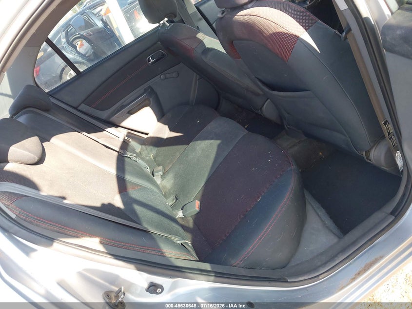 2007 Kia Rio VIN KNADE123276239067 IAAI salvage auction — NORMAL WEAR, Clear (New Mexico), sold $25 on 2026-07-29 (photo 8)