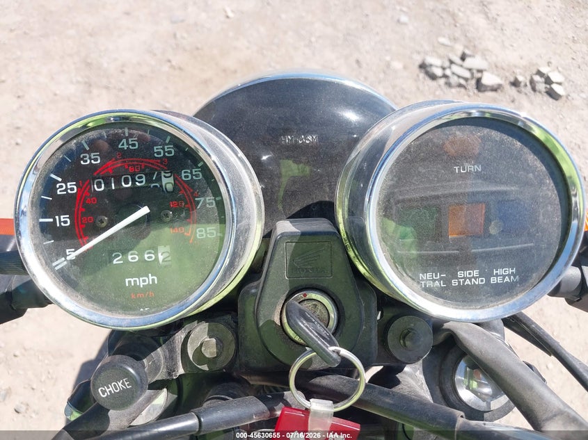 1993 Honda Cb250 VIN JH2MC240XPK205068 IAAI salvage auction — NORMAL WEAR, Clear (Montana), sold $25 on 2026-07-22 (photo 7)