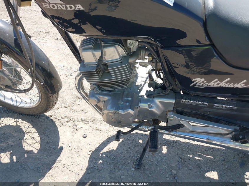 1993 Honda Cb250 VIN JH2MC240XPK205068 IAAI salvage auction — NORMAL WEAR, Clear (Montana), sold $25 on 2026-07-22 (photo 9)
