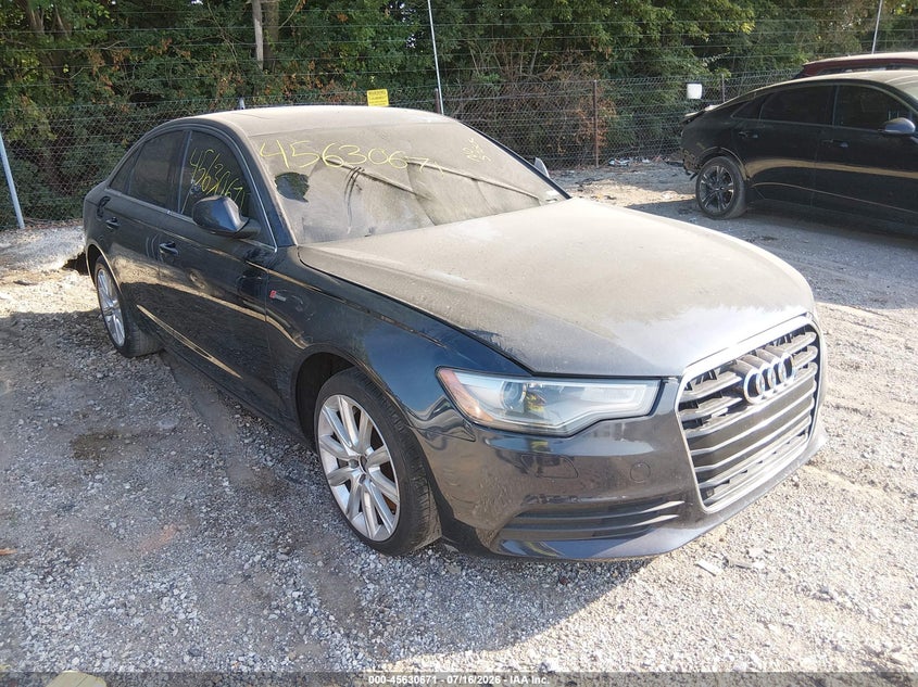 2014 Audi A6 VIN WAUFGAFC7EN026440 IAAI salvage auction — FRONT END, Original (West Virginia), sold $900 on 2026-07-29 (photo 1)