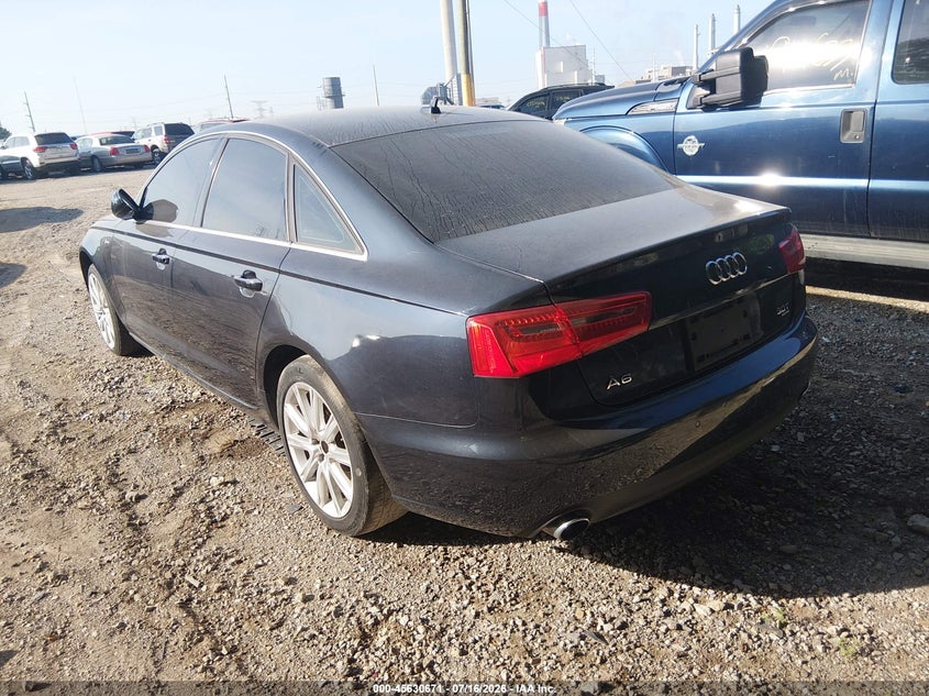 2014 Audi A6 VIN WAUFGAFC7EN026440 IAAI salvage auction — FRONT END, Original (West Virginia), sold $900 on 2026-07-29 (photo 3)